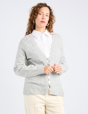 Suéter Talbots cuello v para mujer