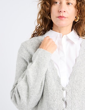 Suéter Talbots cuello v para mujer