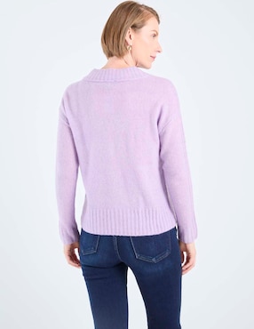 Suéter Talbots cuello v para mujer