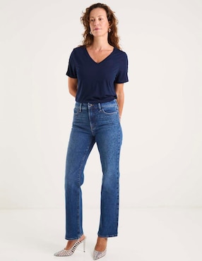 Jeans straight Talbots para mujer