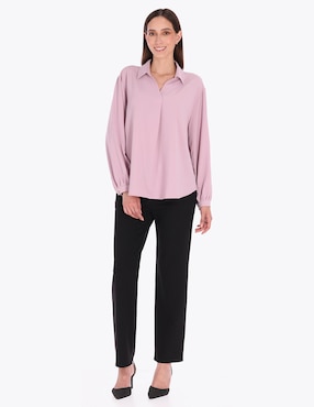 Blusa Charme manga larga para mujer