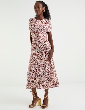 Vestido midi casual Damaia Atelier para mujer