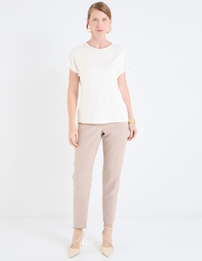 Blusa Damaia Atelier manga corta para mujer