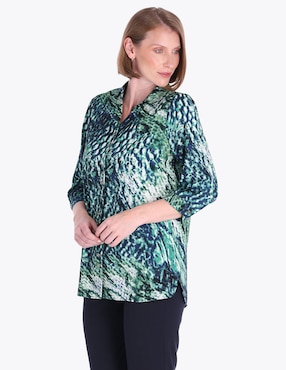 Blusa Charme manga 3/4 para mujer