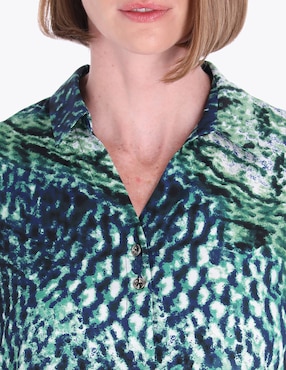 Blusa Charme manga 3/4 para mujer