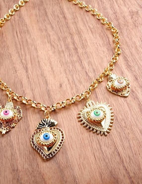 Collar de ojo Yoiko Vistâme de baño de oro 18 K