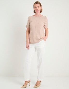 Pantalón de vestir Perfil slim para mujer