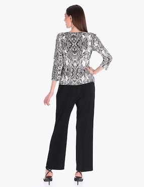Blusa Charme manga 3/4 para mujer