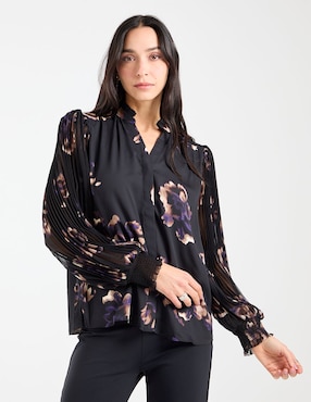 Blusa Chico's manga larga para mujer