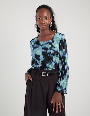 Blusa Chico's manga larga para mujer