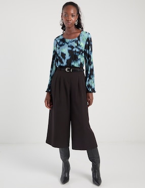 Blusa Chico's manga larga para mujer