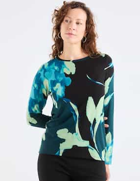 Blusa Chico's manga larga para mujer