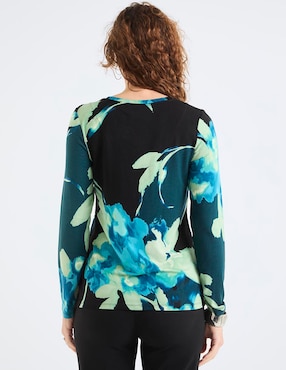 Blusa Chico's manga larga para mujer