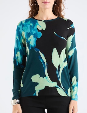 Blusa Chico's manga larga para mujer