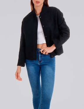 Chamarra casual American College Usa impermeable para mujer