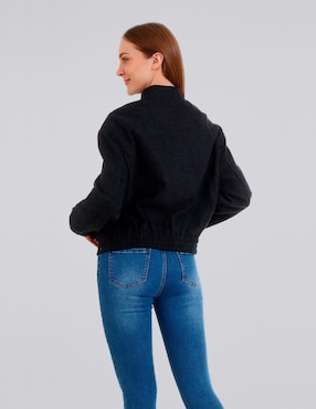 Chamarra casual American College Usa impermeable para mujer