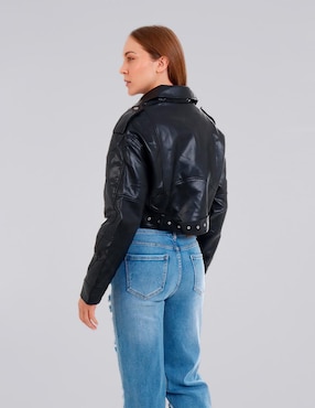 Chamarra para motociclista American College Usa impermeable para mujer
