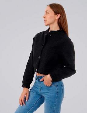 Chamarra casual American College Usa impermeable para mujer