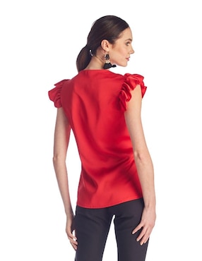 Blusa Beatriz Meade manga corta para mujer