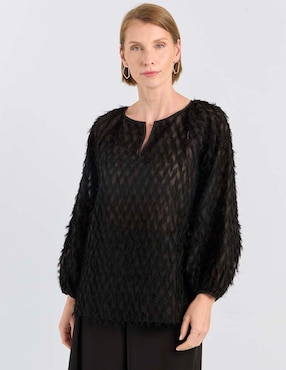 Blusa Chico's manga larga para mujer