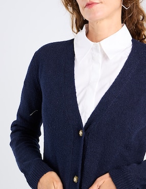 Suéter Talbots cuello V para mujer