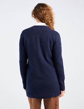 Suéter Talbots cuello V para mujer