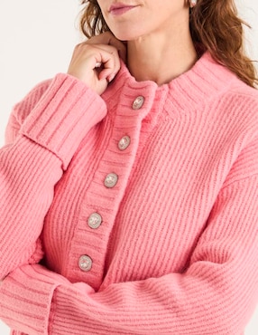 Suéter Talbots cuello redondo para mujer
