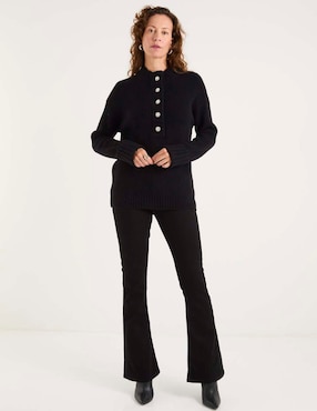 Suéter Talbots cuello redondo para mujer