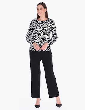 Blusa Charme manga larga para mujer