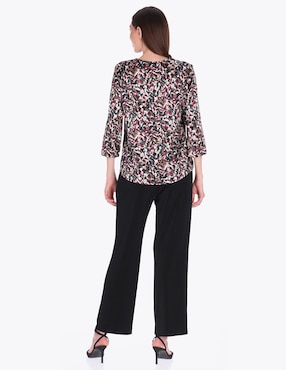 Blusa Charme manga 3/4 para mujer