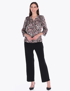Blusa Charme manga 3/4 para mujer
