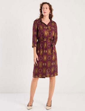 Vestido a la rodilla formal Damaia Atelier para mujer