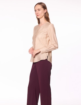 Blusa Damaia Atelier manga larga para mujer