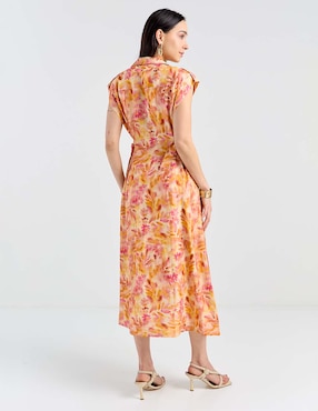 Vestido crop casual Lorenza Blau para mujer