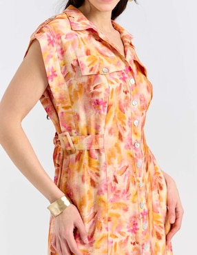 Vestido crop casual Lorenza Blau para mujer