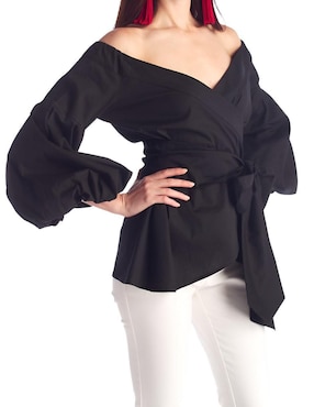 Blusa Beatriz Meade manga larga para mujer