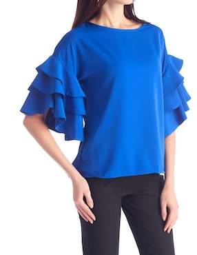 Blusa Beatriz Meade manga 3/4 para mujer