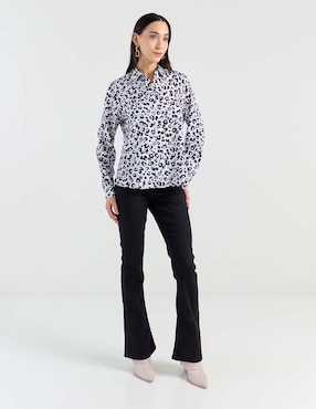 Blusa camisera Lpc manga larga para mujer