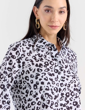 Blusa camisera Lpc manga larga para mujer