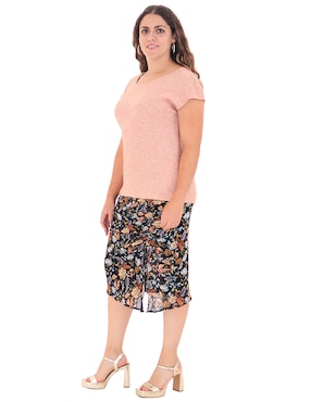 Blusa Duplan Petite manga corta para mujer