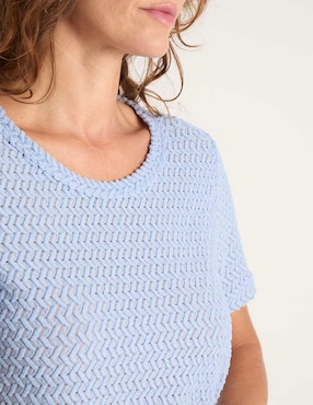 Playera manga corta Morango cuello redondo para mujer
