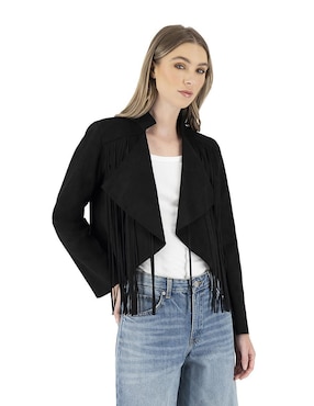 Chamarra casual Shyla para mujer