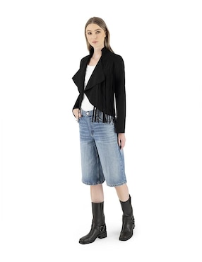 Chamarra casual Shyla para mujer