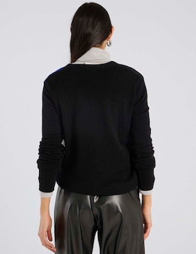 Suéter Damaia Atelier cuello V para mujer