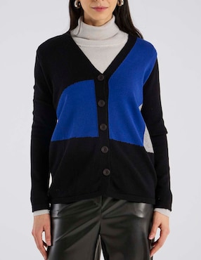 Suéter Damaia Atelier cuello V para mujer