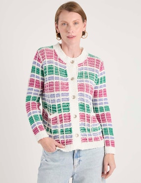 Suéter Damaia Atelier cuello redondo para mujer