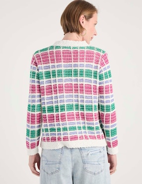 Suéter Damaia Atelier cuello redondo para mujer