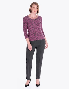 Blusa Charme manga 3/4 para mujer