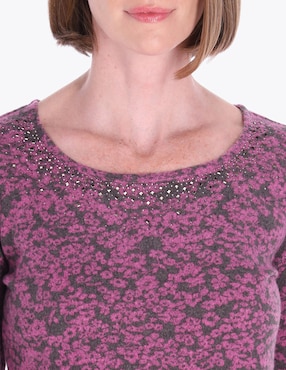 Blusa Charme manga 3/4 para mujer