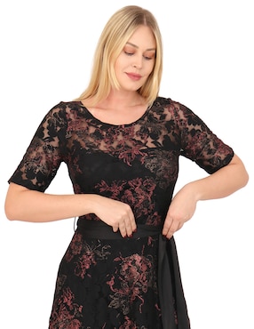Vestido midi formal Duplan para mujer